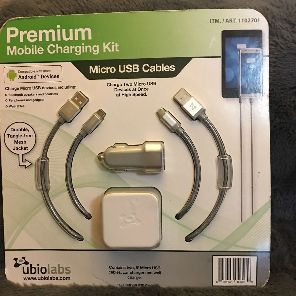 Ublo labs Premium Mobile charging kit 1102701